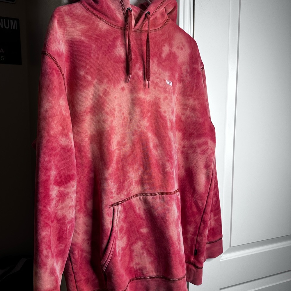 Vans Red/Orange Tie-Dye Hoodie